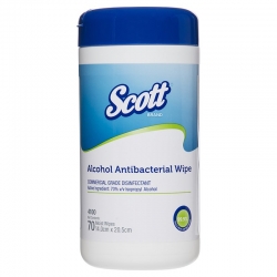 Scott Alcohol Antibacterial Wipes (70 wipes/dispenser)
