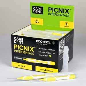 Caredent Eco Picnix Interdental Bulk Yellow #3 (4x50)