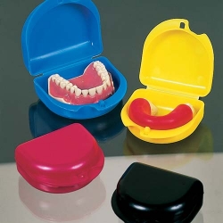 Unident Denture/Mouthguard Box Assorted PK10