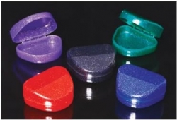 Unident Orthodontic Retainer Case Assorted Colours Vented