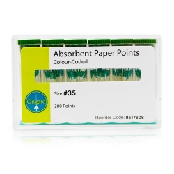 Ongard Paper Points Colour Coded 0.4 Taper