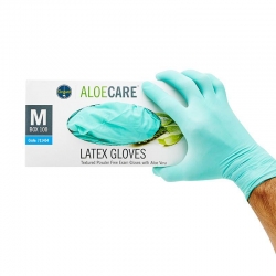 Ongard Aloecare Latex Gloves