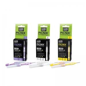Caredent Picnix Eco Interdental Brushes Retail Pack